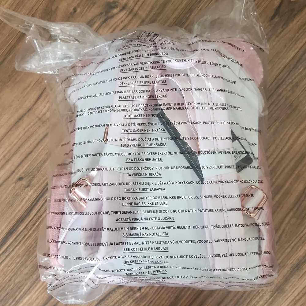 Disney Cotton Candy Pink Loungefly Mini Backpack - Picture 3 of 6